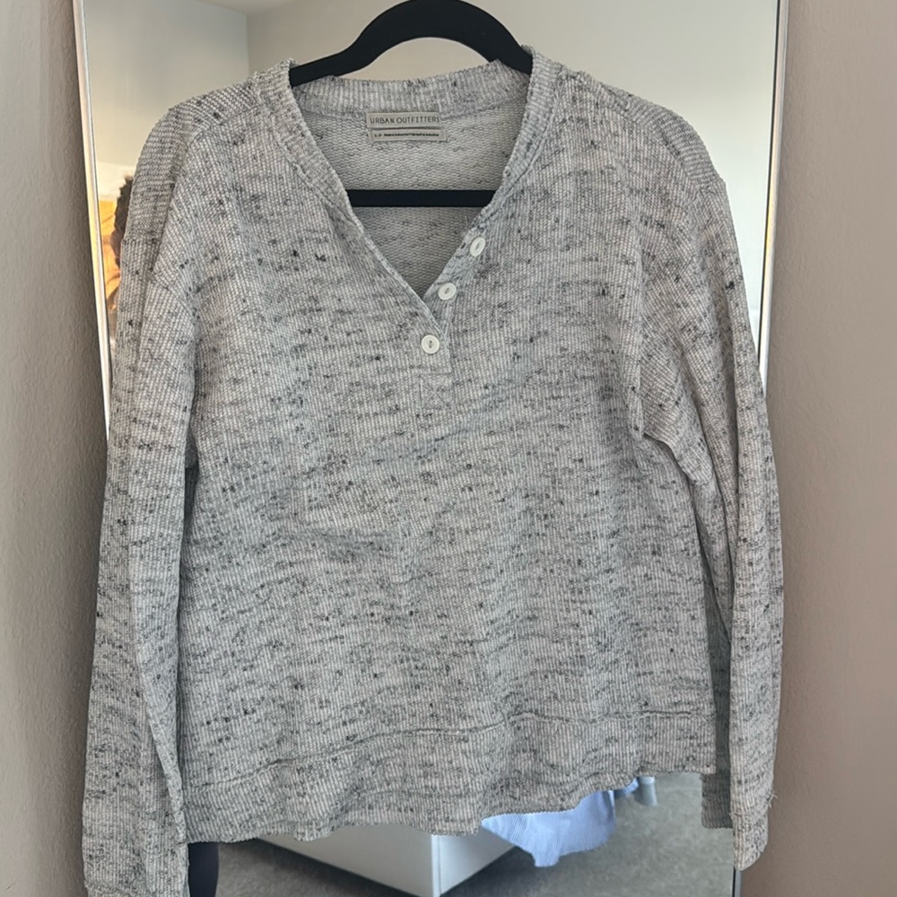 Urban outfitters knit Henley tee